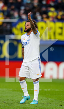 2022-02-12 - Marcelo Vieira of Real Madrid during the Spanish championship La Liga football match between Villarreal CF and Real Madrid on February 12, 2022 at the Ceramica Stadium in Vila-real, Spain - VILLARREAL CF VS REAL MADRID - SPANISH LA LIGA - SOCCER