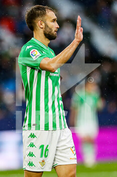 2022-02-13 - German Pezzella of Real Betis during the Spanish championship La Liga football match between Levante UD and Real Betis Balompie on February 13, 2022 at the Ciutat de Valencia Stadium in Valencia, Spain - LEVANTE UD VS REAL BETIS BALOMPIE - SPANISH LA LIGA - SOCCER