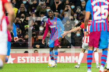 2022-02-27 - Ousmane Dembele of FC Barcelona during the Spanish championship, La Liga football match between FC Barcelona and Athletic Club on February 27, 2022 at Camp Nou stadium in Barcelona, Spain - FC BARCELONA VS ATHLETIC CLUB - SPANISH LA LIGA - SOCCER