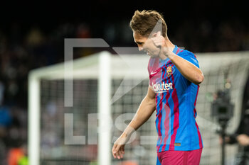 2022-02-27 - Luuk de Jong of FC Barcelona celebrates a goal during the Spanish championship, La Liga football match between FC Barcelona and Athletic Club on February 27, 2022 at Camp Nou stadium in Barcelona, Spain - FC BARCELONA VS ATHLETIC CLUB - SPANISH LA LIGA - SOCCER