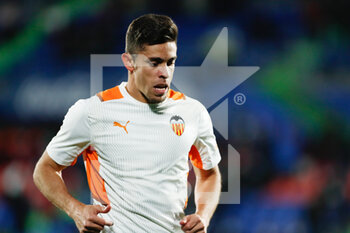 2022-03-12 - Gabriel Paulista of Valencia warms up during the Spanish championship La Liga football match between Getafe CF and Valencia CF on March 12, 2022 at Coliseum Alfonso Perez stadium in Getafe, Madrid, Spain - GETAFE CF VS VALENCIA CF - SPANISH LA LIGA - SOCCER