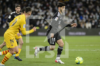 2022-03-20 - 20.03.2022, Madrid,m Marco Asensio of Real Madrid CF runs with the ball  during the La Liga match between Real Madrid and FC Barcelona at Estadio Santiago Bernabeu on 20 March 2022 in Madrid Spain. - REAL MADRID VS FC BARCELONA - SPANISH LA LIGA - SOCCER
