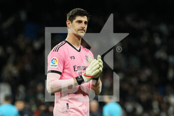 2022-03-20 - Thibaut Courtois of Real Madrid after the Spanish championship La Liga football match between Real Madrid and FC Barcelona on March 20, 2022 at Santiago Bernabeu stadium in Madrid, Spain - REAL MADRID VS FC BARCELONA - SPANISH LA LIGA - SOCCER