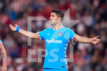 2022-04-30 - Luis Suarez of Atletico de Madrid during the Spanish championship La Liga football match between Athletic Club and Atletico de Madrid on April 30, 2022 at San Mames stadium in Bilbao, Spain - ATHLETIC CLUB VS ATLETICO DE MADRID - SPANISH LA LIGA - SOCCER
