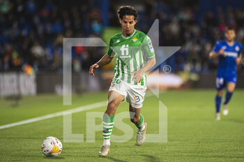 2022-05-02 - 30.04.2022, Madrid, Spain. Diego Lainez of Real Betis in action during the LaLiga Santander match between Getafe Cf and Real Betis at Estadio Coliseum Alfonso Perez on 2 May 2022 in Getafe, Spain. - GETAFE CF VS REAL BETIS - SPANISH LA LIGA - SOCCER