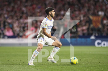 2022-05-08 - 30.04.2022, Madrid, Spain. Marco Asensio of Real Madrid CF in action during the LaLiga Santander match between Atletico de Madrid and Real Madrid at Wanda Metropolitano on 8 May 2022 in Madrid, Spain. - ATLETICO DE MADRID VS REAL MADRID - SPANISH LA LIGA - SOCCER