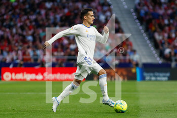 2022-05-08 - Lucas Vazquez of Real Madrid during the Spanish championship La Liga football match between Atletico de Madrid and Real Madrid on May 8, 2022 in Madrid, Spain - ATLETICO DE MADRID VS REAL MADRID - SPANISH LA LIGA - SOCCER