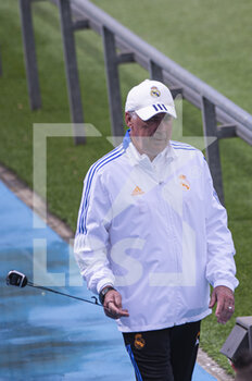 2022-05-24 - 24.05.2022, Madrid, Spain. Real Madrid Head Coach Carlo Ancelotti in action during open media day Real Madrid at Ciudad deportiva Real Madrid on 24 Mal 2022 in Madrid Spain. - OPEN MEDIA DAY REAL MADRID - SPANISH LA LIGA - SOCCER
