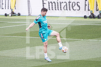 2022-05-24 - 24.05.2022, Madrid, Spain. Luka Jovic of Real Madrid CF controls the ball during open media day Real Madrid at Ciudad deportiva Real Madrid on 24 Mal 2022 in Madrid Spain. - OPEN MEDIA DAY REAL MADRID - SPANISH LA LIGA - SOCCER