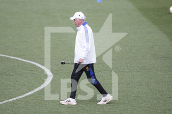 2022-05-24 - 24.05.2022, Madrid, Spain. Real Madrid Head Coach Carlo Ancelotti in action during open media day Real Madrid at Ciudad deportiva Real Madrid on 24 Mal 2022 in Madrid Spain. - OPEN MEDIA DAY REAL MADRID - SPANISH LA LIGA - SOCCER