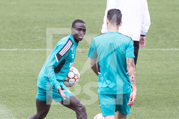 2022-05-24 - 24.05.2022, Madrid, Spain. Ferland Mendy of Real Madrid CF gestures during open media day Real Madrid at Ciudad deportiva Real Madrid on 24 Mal 2022 in Madrid Spain. - OPEN MEDIA DAY REAL MADRID - SPANISH LA LIGA - SOCCER