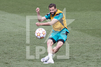 2022-05-24 - 24.05.2022, Madrid, Spain. Nacho Fenandez of Real Madrid CF attempts a kick during open media day Real Madrid at Ciudad deportiva Real Madrid on 24 Mal 2022 in Madrid Spain. - OPEN MEDIA DAY REAL MADRID - SPANISH LA LIGA - SOCCER
