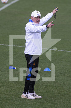 2022-05-24 - 24.05.2022, Madrid, Spain. Real Madrid Head Coach Carlo Ancelotti gestures during open media day Real Madrid at Ciudad deportiva Real Madrid on 24 Mal 2022 in Madrid Spain. - OPEN MEDIA DAY REAL MADRID - SPANISH LA LIGA - SOCCER