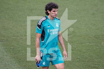 2022-05-24 - 24.05.2022, Madrid, Spain. Jesus Vallejo of Real Madrid CF in action during open media day Real Madrid at Ciudad deportiva Real Madrid on 24 Mal 2022 in Madrid Spain. - OPEN MEDIA DAY REAL MADRID - SPANISH LA LIGA - SOCCER