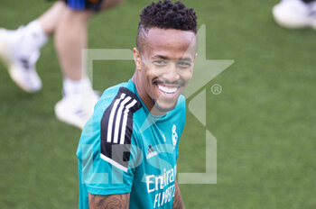2022-05-24 - 24.05.2022, Madrid, Spain. Eder Militao of Real Madrid CF in action during open media day Real Madrid at Ciudad deportiva Real Madrid on 24 Mal 2022 in Madrid Spain. - OPEN MEDIA DAY REAL MADRID - SPANISH LA LIGA - SOCCER