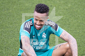 2022-05-24 - 24.05.2022, Madrid, Spain. Eder Militao of Real Madrid CF in action during open media day Real Madrid at Ciudad deportiva Real Madrid on 24 Mal 2022 in Madrid Spain. - OPEN MEDIA DAY REAL MADRID - SPANISH LA LIGA - SOCCER