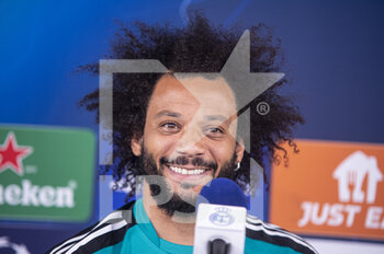 2022-05-24 - 24.05.2022, Madrid, Spain. Marcelo Vieira of Real Madrid CF is interviewed during open media day Real Madrid at Ciudad deportiva Real Madrid on 24 Mal 2022 in Madrid Spain. - OPEN MEDIA DAY REAL MADRID - SPANISH LA LIGA - SOCCER