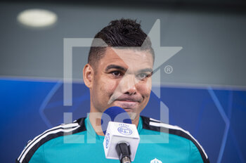 2022-05-24 - 24.05.2022, Madrid, Spain. Carlos Casemiro of Real Madrid CF is interviewed during open media day Real Madrid at Ciudad deportiva Real Madrid on 24 Mal 2022 in Madrid Spain. - OPEN MEDIA DAY REAL MADRID - SPANISH LA LIGA - SOCCER