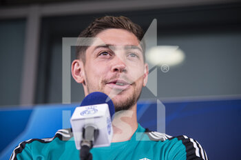 2022-05-24 - 24.05.2022, Madrid, Spain. Federico Valverde of Real Madrid CF is interviewed during open media day Real Madrid at Ciudad deportiva Real Madrid on 24 Mal 2022 in Madrid Spain. - OPEN MEDIA DAY REAL MADRID - SPANISH LA LIGA - SOCCER