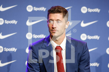 2022-08-05 - Presentation Robert Lewandowski, new player of FC Barcelona on August 5, 2022 at the Spotify Camp Nou Stadium in Barcelona, Spain - FOOTBALL - PRESENTATION ROBERT LEWANDOWSKI IN FC BARCELONA - SPANISH LA LIGA - SOCCER