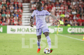 14/08/2022 - Ferland Mendy of Real Madrid during the Spanish championship La Liga football match between UD Almeria and Real Madrid on Aug 14, 2022 at Power Horse stadium in Almeria, Spain - FOOTBALL - SPANISH CHAMP - ALMERIA V REAL MADRID - SPANISH LA LIGA - CALCIO