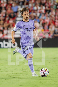 14/08/2022 - Luka Modric of Real Madrid during the Spanish championship La Liga football match between UD Almeria and Real Madrid on Aug 14, 2022 at Power Horse stadium in Almeria, Spain - FOOTBALL - SPANISH CHAMP - ALMERIA V REAL MADRID - SPANISH LA LIGA - CALCIO