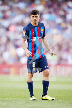 2022-08-28 - Pedri Gonzalez of FC Barcelona during the Spanish championship La Liga football match between FC Barcelona and Real Valladolid CF on August 28, 2022 at Spotify Camp Nou in Barcelona, Spain - FOOTBALL - SPANISH CHAMP - FC BARCELONA V REAL VALLADOLID - SPANISH LA LIGA - SOCCER