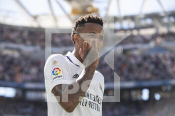 2022-09-03 - 03.09.2022, Madrid, Spain. Eder Militao of Real Madrid CF getting into the field during the LaLiga Santander match between Real Madrid CF and Real Betis at Santiago Bernabeu on 3 September 2022 in Madrid, Spain. - LALIGA SANTANDER 2021/2023- REAL MADRID VS REAL BETIS - SPANISH LA LIGA - SOCCER