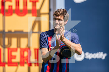 2022-09-06 - Marcos Alonso poses for photo during his presentation as a new player of FC Barcelona at Ciutat Esportiva Joan Gamper on september, 06, 2022, in Barcelona, Spain. Photo Marc Graupera Aloma / SpainDPPI/ DPPI - FOOTBALL - PRESENTATION BELLERIN AND MARCOS ALONSO  IN FC BARCELONA - SPANISH LA LIGA - SOCCER