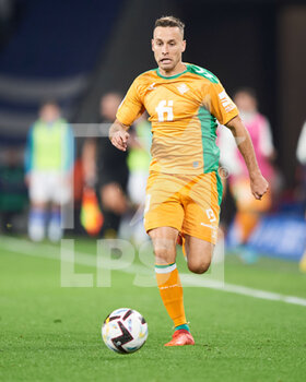 2022-10-30 - Sergio Canales of Real Betis Balompie during the Spanish championship La Liga football match between Real Sociedad and Real Betis Balompie on October 30, 2022 at Reale Arena in San Sebastian, Spain - FOOTBALL - SPANISH CHAMP - REAL SOCIEDAD V REAL BETIS - SPANISH LA LIGA - SOCCER