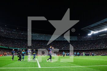 2022-11-05 - Gerard Pique of FC Barcelona farewell in his last game at Camp Nou, during the FC Barcelona v UD Almeria match of La Liga at Spotify Camp Nou Stadium in Barcelona, Spain, on November 05th, 2022. - FOOTBALL - SPANISH CHAMP - FC BARCELONA V ALMERIA - SPANISH LA LIGA - SOCCER