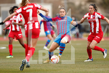 2022-01-23 - Alexia Putellas of FC Barcelona and Silvia Meseguer of Atletico de Madrid during the Spanish Women Supercup, Final football match between FC Barcelona and Atletico de Madrid on January 23, 2022 at Ciudad del Futbol in Las Rozas, Madrid, Spain - FC BARCELONA VS ATLETICO DE MADRID - SPANISH PRIMERA DIVISION WOMEN - SOCCER