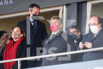 2022-01-23 - Joan Laporta, President of FC Barcelona during the Spanish Women Supercup, Final football match between FC Barcelona and Atletico de Madrid on January 23, 2022 at Ciudad del Futbol in Las Rozas, Madrid, Spain - FC BARCELONA VS ATLETICO DE MADRID - SPANISH PRIMERA DIVISION WOMEN - SOCCER