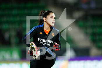 2022-01-19 - Sofia Fuente of Real Madrid warms up during the Spanish Women's Supercup, Semi final 1, football match between FC Barcelona and Real Madrid on January 19, 2022 at Ciudad del Futbol in Las Rozas, Madrid, Spain - FC BARCELONA VS REAL MADRID - SPANISH SUPERCUP - SOCCER