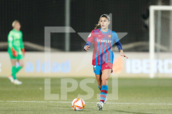 2022-01-19 - Jana Fernandez of FC Barcelona during the Spanish Women's Supercup, Semi final 1, football match between FC Barcelona and Real Madrid on January 19, 2022 at Ciudad del Futbol in Las Rozas, Madrid, Spain - FC BARCELONA VS REAL MADRID - SPANISH SUPERCUP - SOCCER