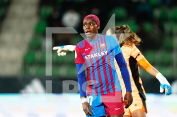 2022-01-19 - Asisat Oshoala of FC Barcelona during the Spanish Women's Supercup, Semi final 1, football match between FC Barcelona and Real Madrid on January 19, 2022 at Ciudad del Futbol in Las Rozas, Madrid, Spain - FC BARCELONA VS REAL MADRID - SPANISH SUPERCUP - SOCCER