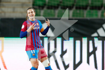 2022-01-19 - Alexia Putellas of FC Barcelona celebrates a goal during the Spanish Women's Supercup, Semi final 1, football match between FC Barcelona and Real Madrid on January 19, 2022 at Ciudad del Futbol in Las Rozas, Madrid, Spain - FC BARCELONA VS REAL MADRID - SPANISH SUPERCUP - SOCCER