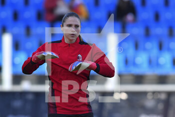 2022-01-08 - Laura Giuliani of A.C. Milan during the Women's Italian Supercup Final between F.C. Juventus and A.C. Milan at the Benito Stirpe Stadium on 8th of January, 2022 in Frosinone, Italy. - FINAL - JUVENTUS WOMEN VS AC MILAN - WOMEN SUPERCOPPA - SOCCER