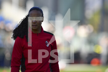 2022-01-08 - Selena Delia Babb of A.C. Milan during the Women's Italian Supercup Final between F.C. Juventus and A.C. Milan at the Benito Stirpe Stadium on 8th of January, 2022 in Frosinone, Italy. - FINAL - JUVENTUS WOMEN VS AC MILAN - WOMEN SUPERCOPPA - SOCCER