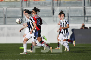 2022-01-08 - Sofie Judge Pedersen of Juventus Women during the Women's Italian Supercup Final between F.C. Juventus and A.C. Milan at the Benito Stirpe Stadium on 8th of January, 2022 in Frosinone, Italy. - FINAL - JUVENTUS WOMEN VS AC MILAN - WOMEN SUPERCOPPA - SOCCER