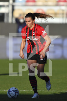 2022-01-08 - Alia Guagni of A.C. Milan during the Women's Italian Supercup Final between F.C. Juventus and A.C. Milan at the Benito Stirpe Stadium on 8th of January, 2022 in Frosinone, Italy. - FINAL - JUVENTUS WOMEN VS AC MILAN - WOMEN SUPERCOPPA - SOCCER