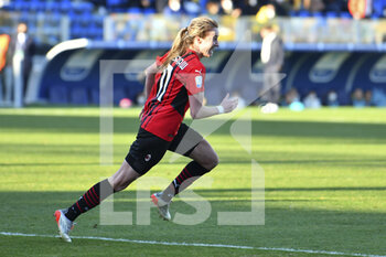 2022-01-08 - Christy Grimshaw of A.C. Milan during the Women's Italian Supercup Final between F.C. Juventus and A.C. Milan at the Benito Stirpe Stadium on 8th of January, 2022 in Frosinone, Italy. - FINAL - JUVENTUS WOMEN VS AC MILAN - WOMEN SUPERCOPPA - SOCCER