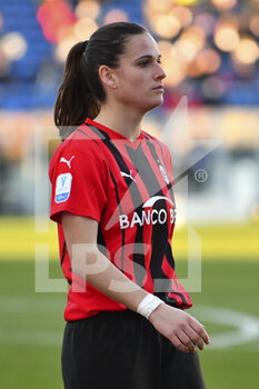 2022-01-08 - Laia Codina Panedas of A.C. Milan during the Women's Italian Supercup Final between F.C. Juventus and A.C. Milan at the Benito Stirpe Stadium on 8th of January, 2022 in Frosinone, Italy. - FINAL - JUVENTUS WOMEN VS AC MILAN - WOMEN SUPERCOPPA - SOCCER