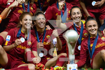 2022-11-05 - Roma Celebration - FINAL - JUVENTUS FC VS AS ROMA - WOMEN SUPERCOPPA - SOCCER
