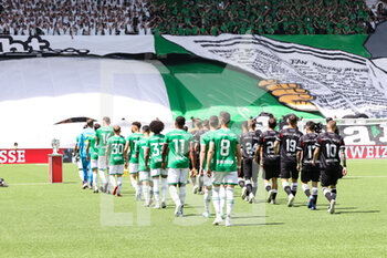 2022-05-15 - 15.05.2022, Bern, Wankdorf, Swiss Cup Final: FC Lugano - FC St. Gallen 1879, FC St. Gallen and FC Lugano before the game - FC LUGANO VS FC ST.GALLEN - SWISS CUP - SOCCER