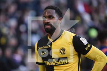 2022-02-13 - February 13, 2022, Bern, Wankdorf, Super League: BSC Young Boys - FC Basel 1893, #21 Ulisses Garcia (YB) has to leave the field after the second yellow card. - BSC YOUNG BOYS VS FC BASEL 1893 - SWISS SUPER LEAGUE - SOCCER