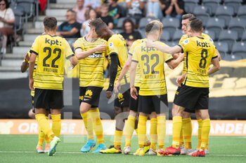 14/08/2022 - August 14th, 2022, Bern, Wankdorf, Swiss Super League: BSC Young Boys - Servette FC, the players from BSC Young Boys are happy about the goal to 3:0 by #11 Cedric Itten (Young Boys). - SWISS SUPER LEAGUE: BSC YOUNG BOYS - SERVETTE FC - SWISS SUPER LEAGUE - CALCIO