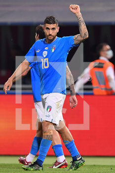 2022-06-04 - Lorenzo Pellegrini (Italy) celebrates after scoring a goal - ITALY VS GERMANY - UEFA NATIONS LEAGUE - SOCCER