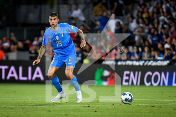 2022-06-07 - Italy's Gianluca Mancini portrait in action - ITALY VS HUNGARY - UEFA NATIONS LEAGUE - SOCCER