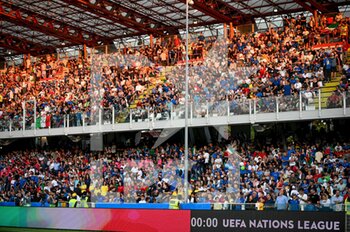 2022-06-07 - Italy supporters - ITALY VS HUNGARY - UEFA NATIONS LEAGUE - SOCCER